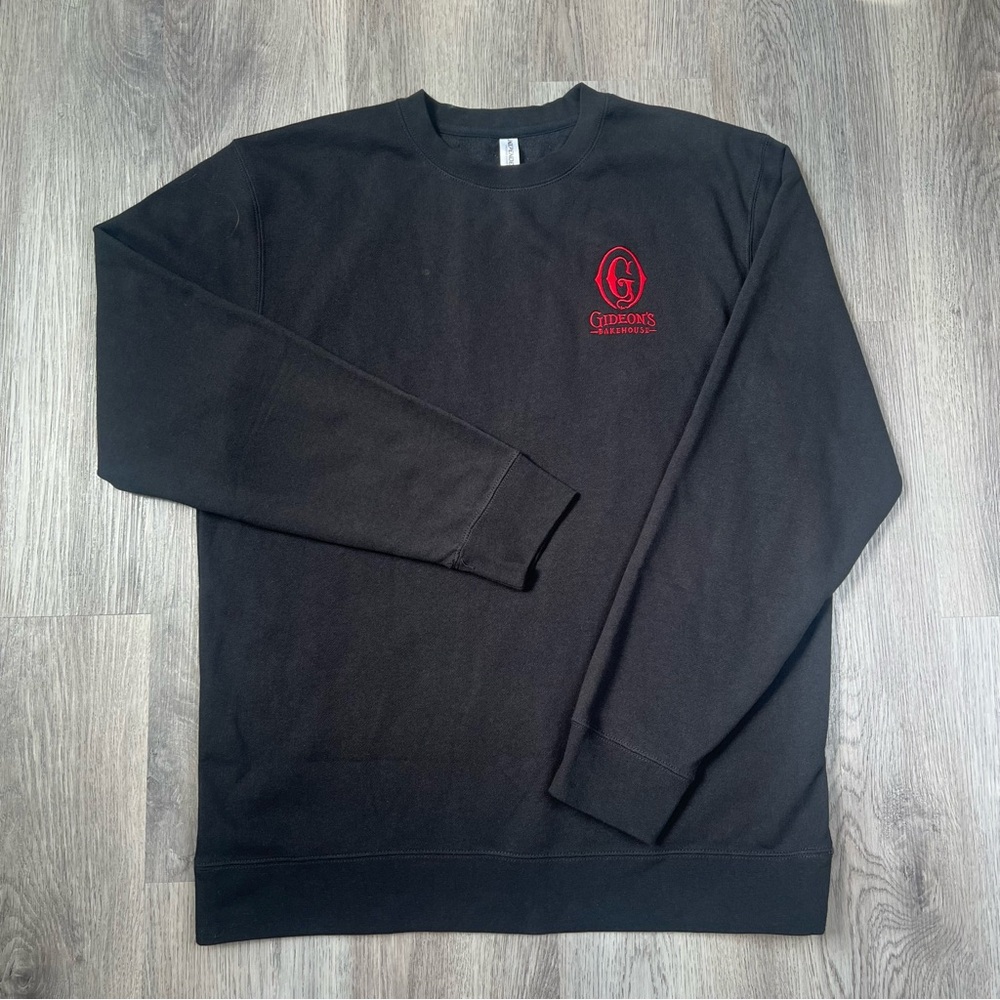Rare Gideons Bakehouse Sweatshirt Black Size‎ XL Disney Springs Orlando Cookies